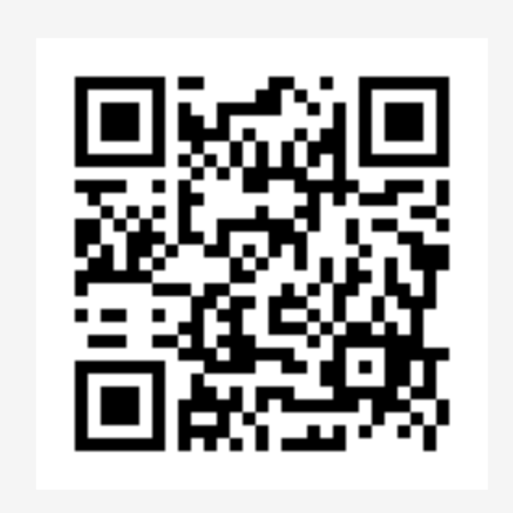 QR code d’enregistrement